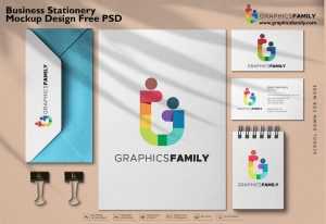 Business Stationery Mock-Up Design Free PSD