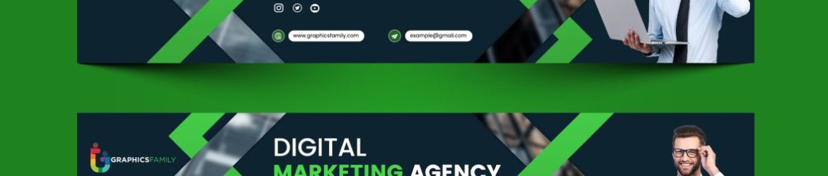 Business YouTube Channel Art Template