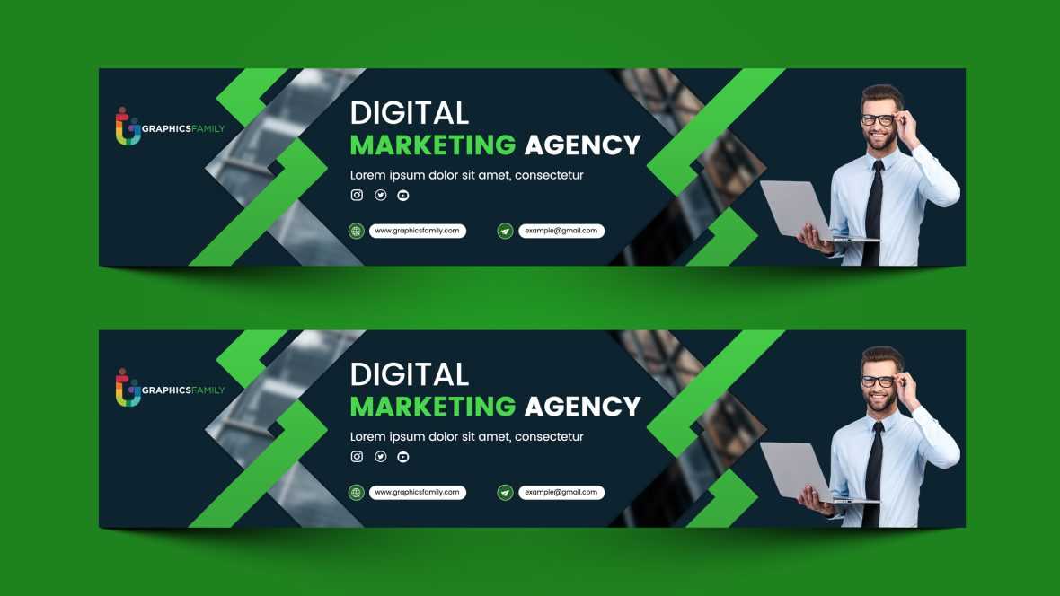 Business YouTube Channel Art Template