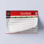 Calendar 2024 design template vector image