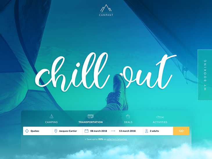 Camping Website Template