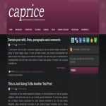 Caprice - Template para Blogger Caprice