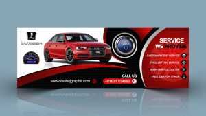 Car Company Ad Banner Design