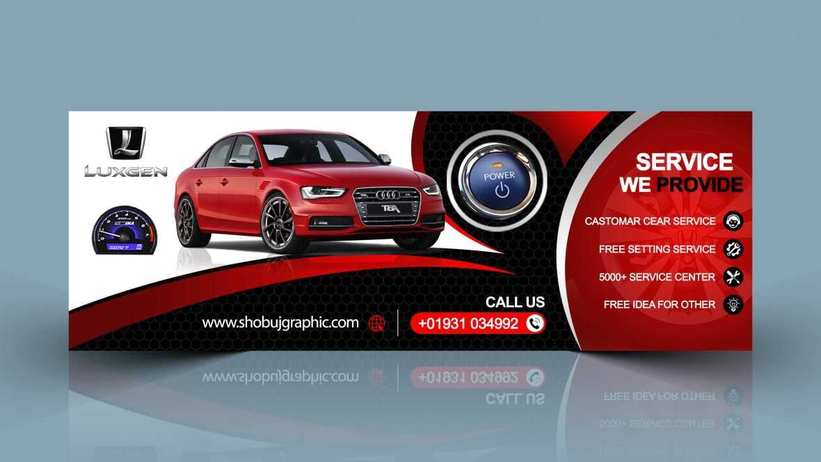Car Company Ad Banner Design