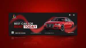 Car Rental Web Banner Design