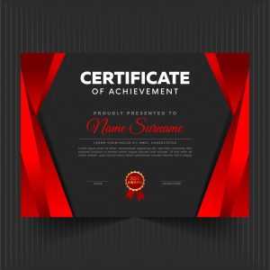 Certificate award template for multipurpose use design