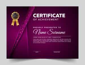 Certificate of Appreciation Template