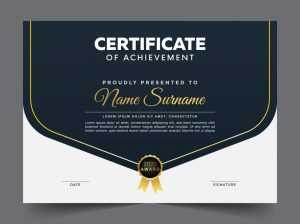 Certificate of completion template