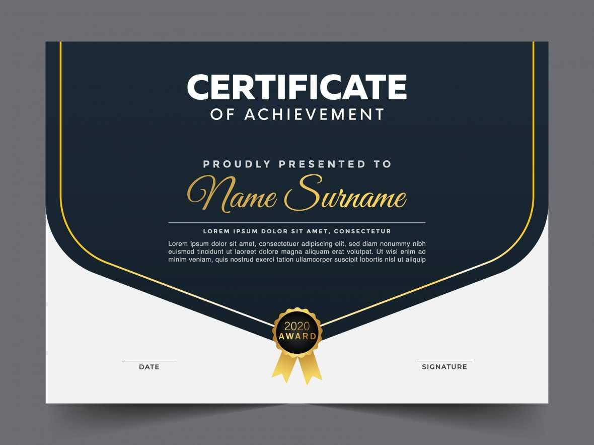 Certificate of completion template