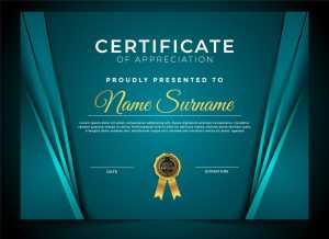 Certificate of Honor Template