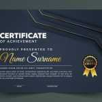 Certificate Or Diploma Template
