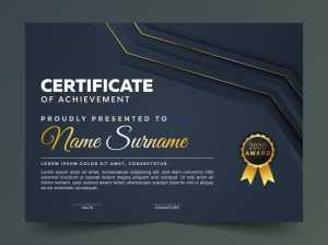 Certificate Or Diploma Template