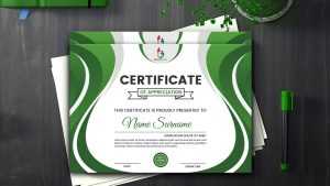 Certificate template vector image