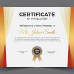 Certificate Vector Template
