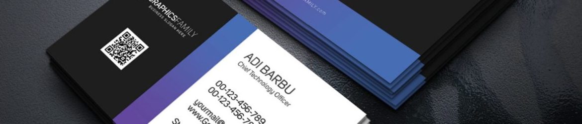 Chief Technology Officer PSD Business Card Template