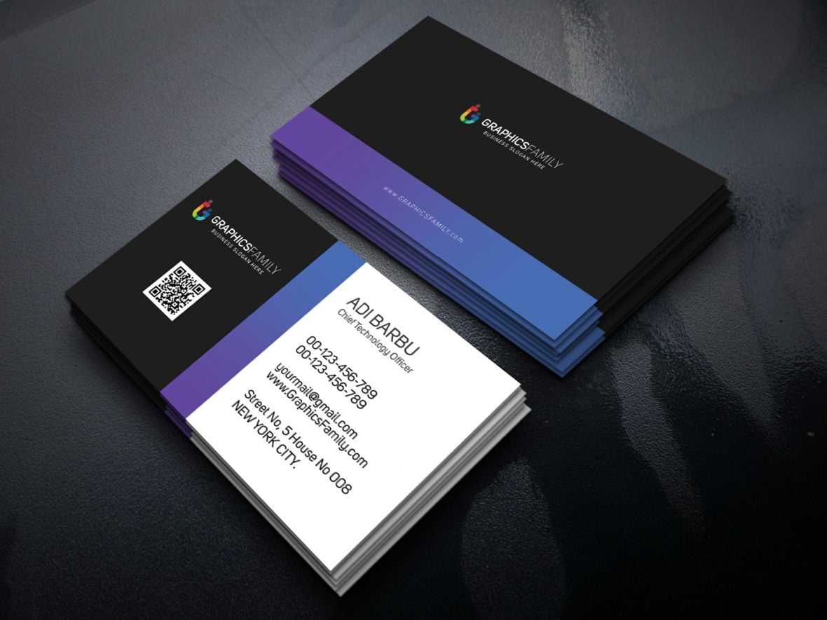 Chief Technology Officer PSD Business Card Template