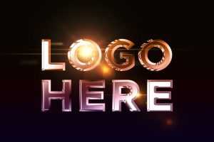 Chrome Effect Logo Mockup