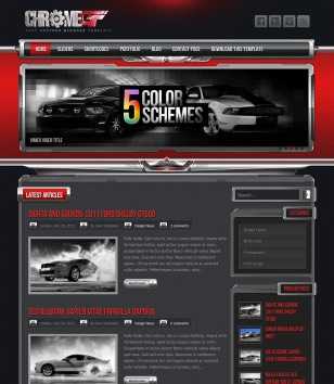 ChromeGT Red 3D
