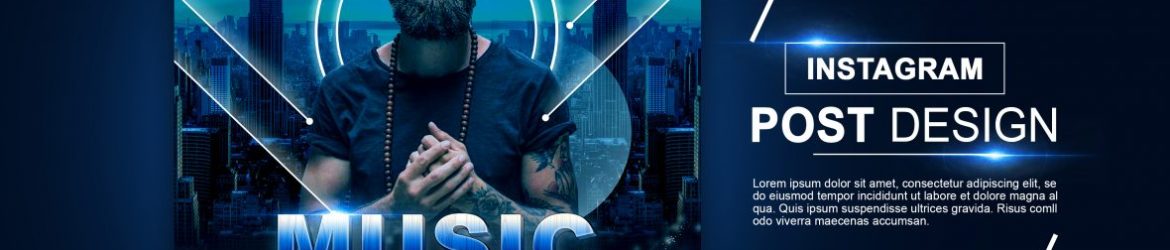 Cinematic Instagram Post Design PSD