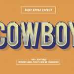 Classic Style Brown Text Effect