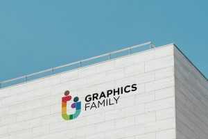 Clean Building Logo Mockup
