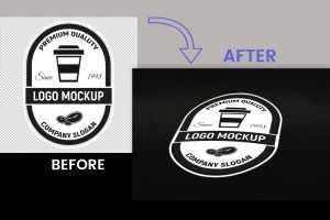 Close Badge Logo Mockup