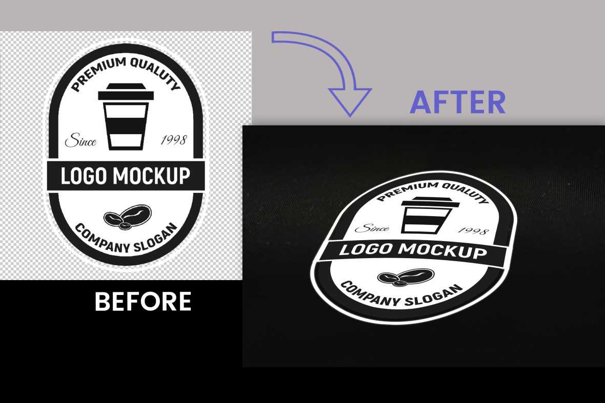 Close Badge Logo Mockup