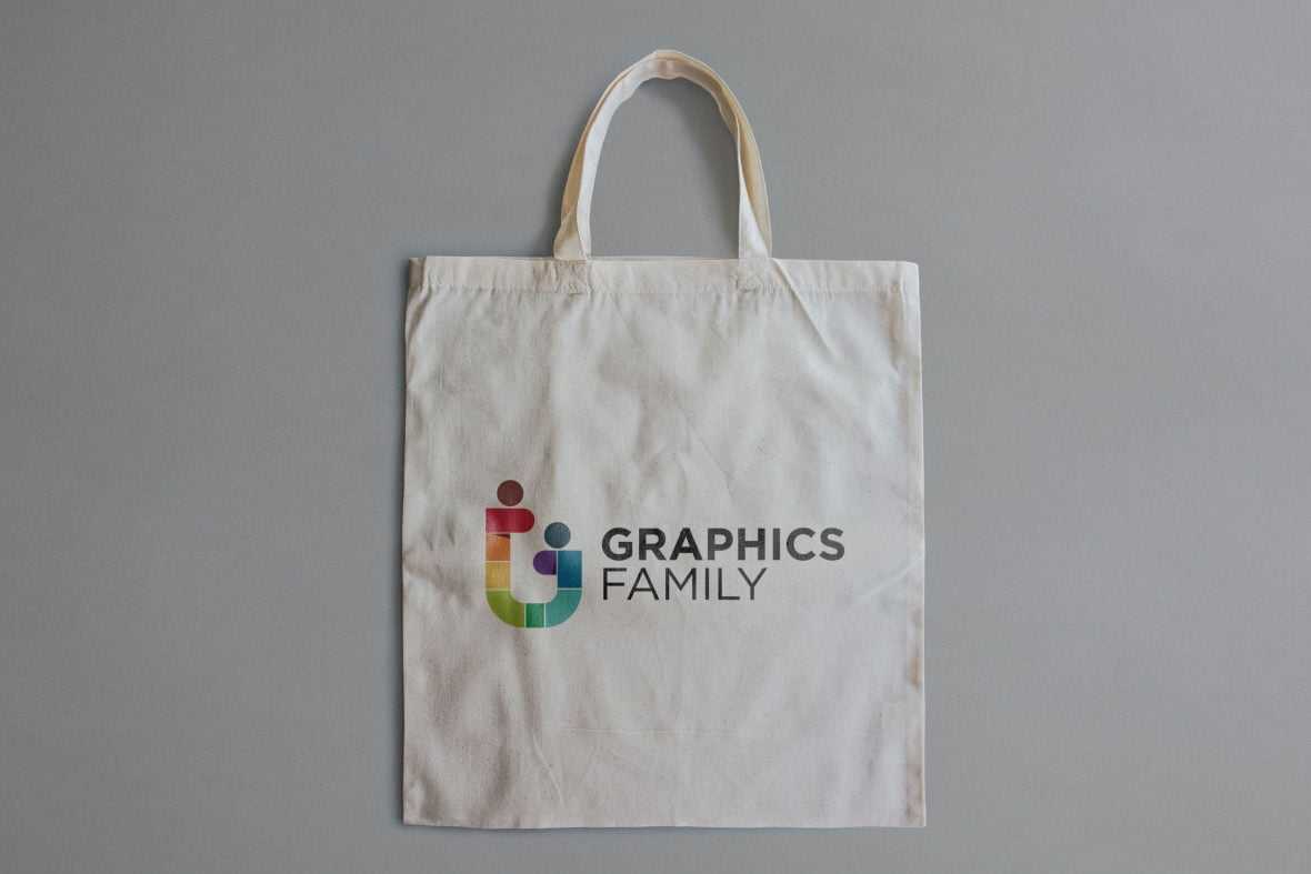 Cloth Bag Logo Mockup