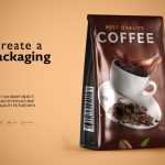 Coffee Packaging PSD Mockup
