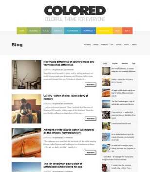 Colored Magazine