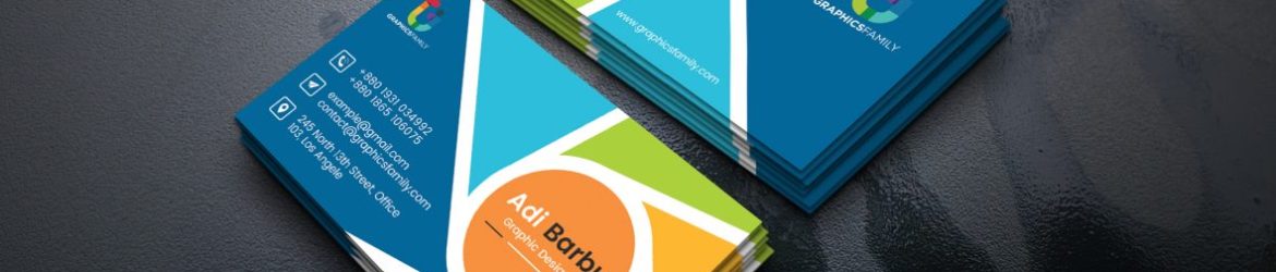 Colorful Photography Business Card Template