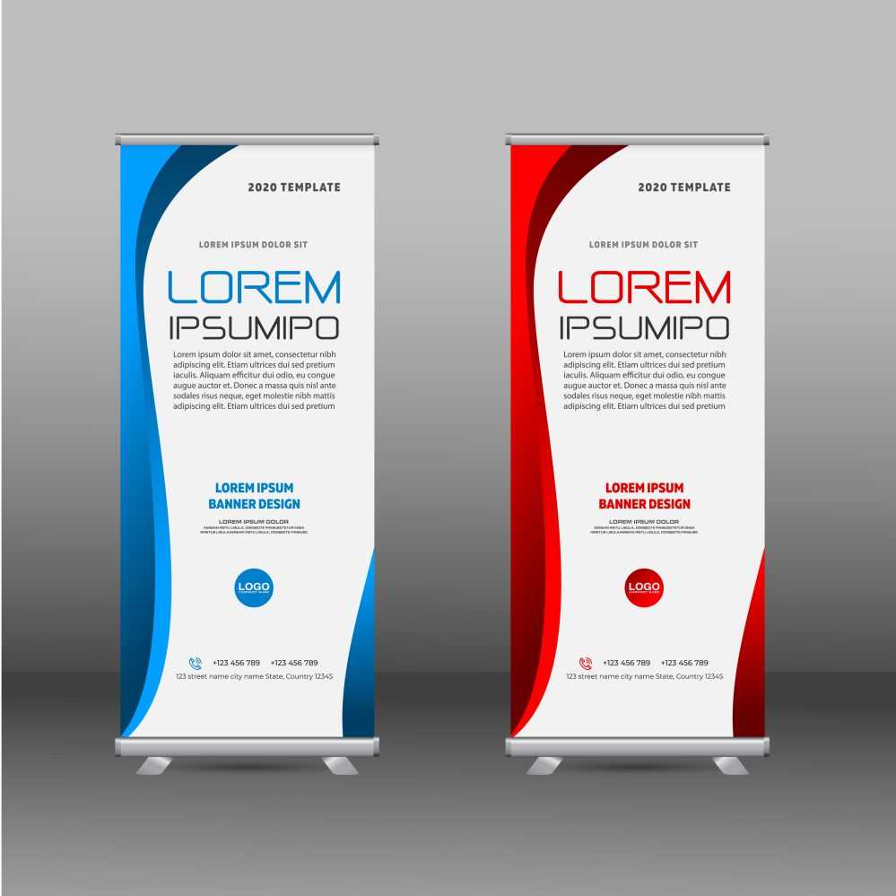 Colorful Roll Up Corporate Template