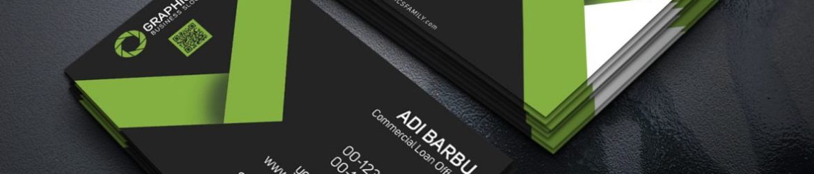 Commercial Loan Officer PSD Business Card Template