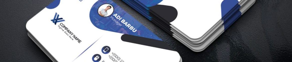 Company Manager Business Card Design