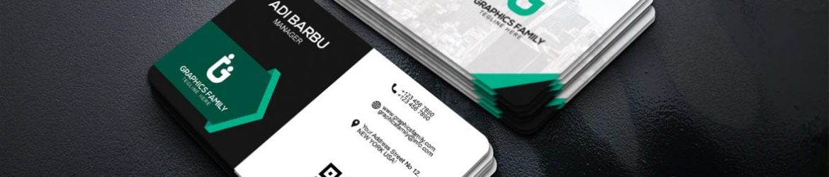 Company Manager Visiting Card PSD Template