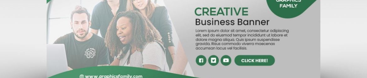 Company marketing facebook cover page template