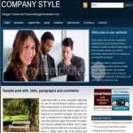 Company Style Blue - Template para Blogger Company Style Blue