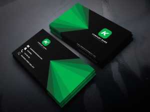 Construction Worker PSD Business Card Template