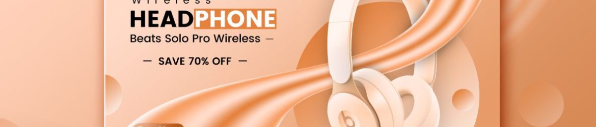 Cool Gadget Website Banner Design Cool Gadget Website Banner Design