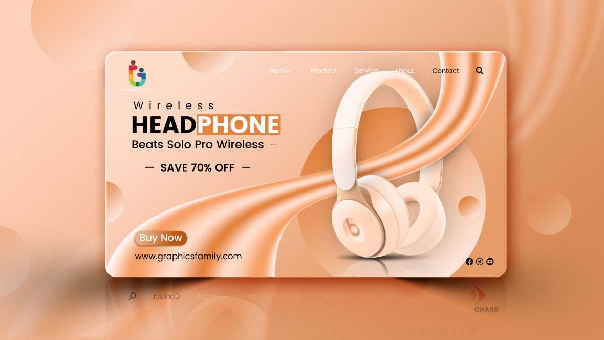 Cool Gadget Website Banner Design