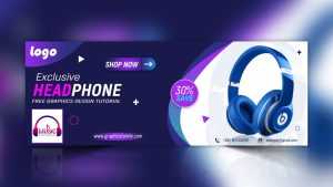 Cool Gadgets Facebook Cover Template Design