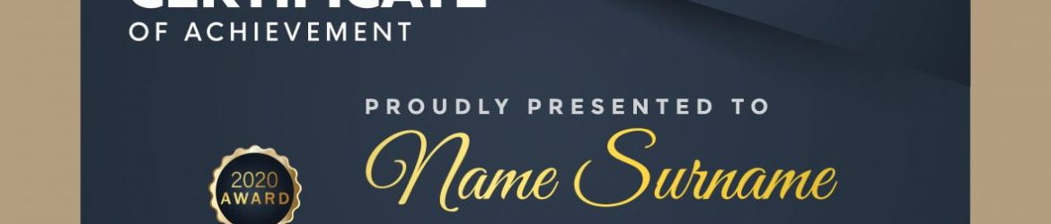 Corporate Certificate Template