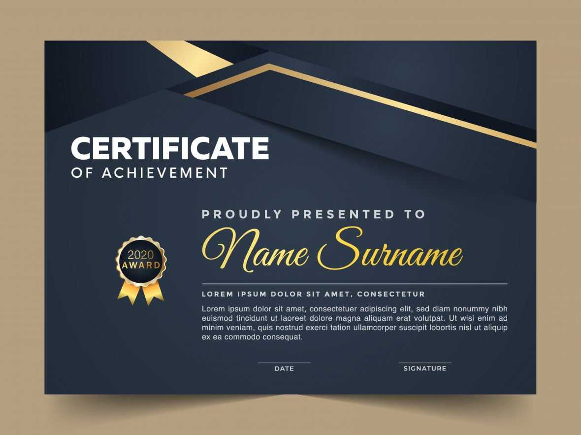 Corporate Certificate Template