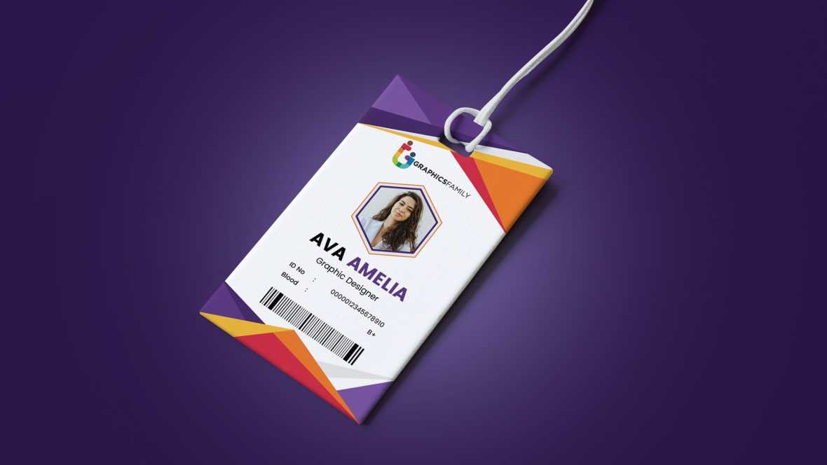 Corporate Id Card Template Vector