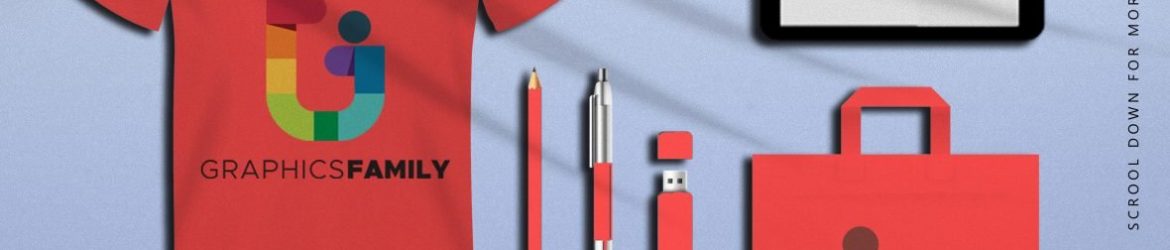 Corporate identity red Free Vector