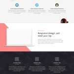 Corporate Landing Page PSD