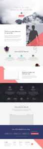Corporate Landing Page PSD