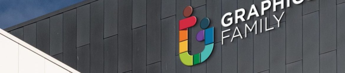 Corporate Office Building Logo Mockup