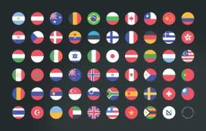 Country Flags Icon Set