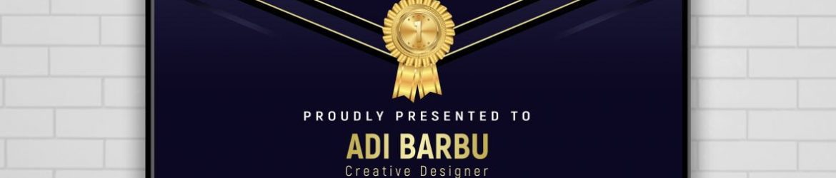 Course Completion Certificate Design Template